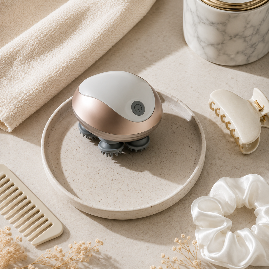 Revive Scalp Massager – rechargeable silicone scalp massager by Nova London