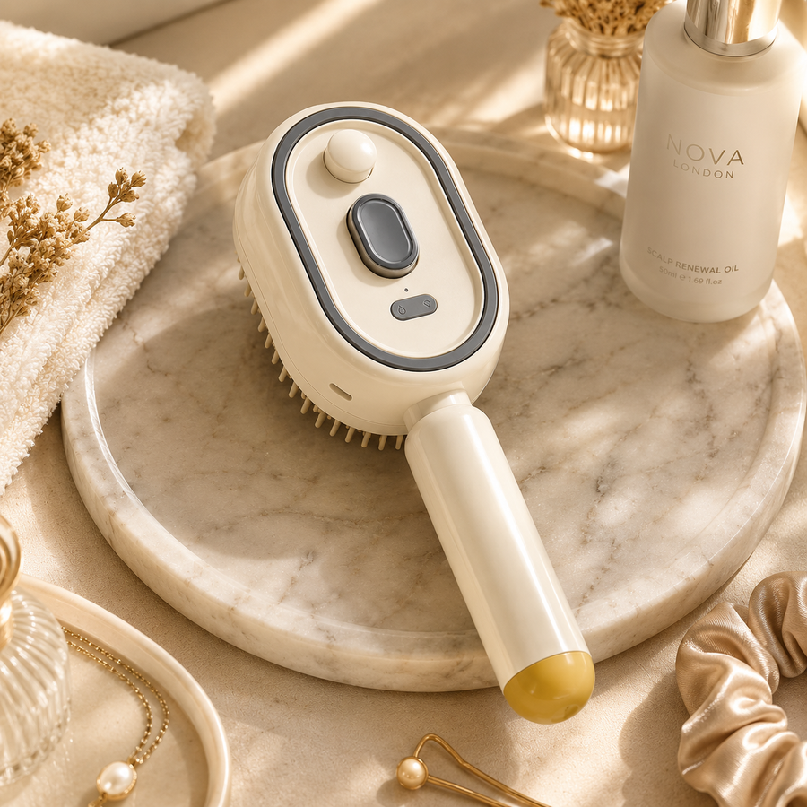 Revive Hydrating Mist Comb – misting detangling scalp comb by Nova London